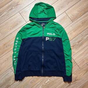 Polo Ralph Lauren Performance P67 Colorblock Zip-Up Hoodie Jacket